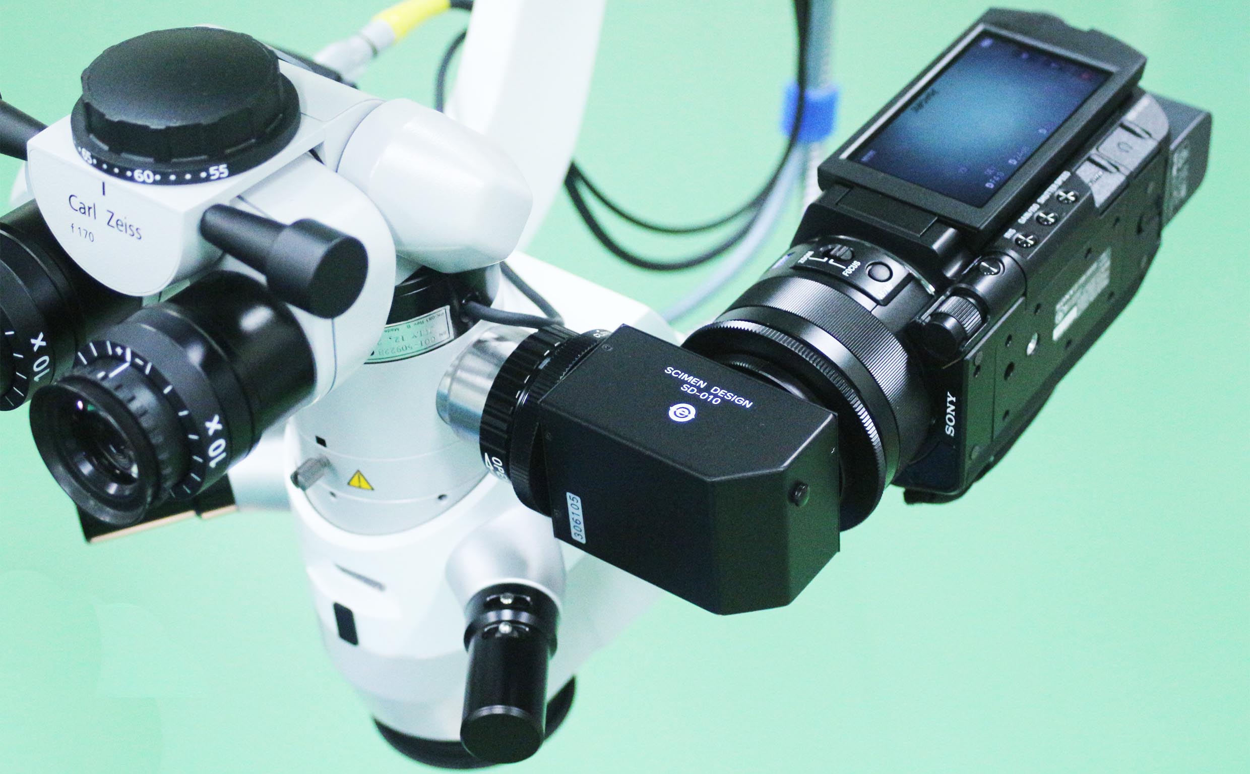 home video camera / microscope adapter